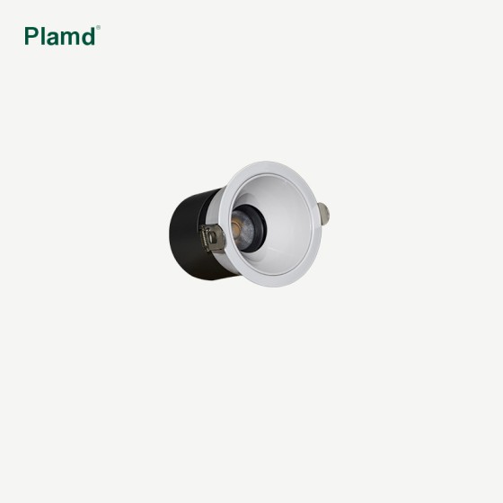 LED Spotlight 9W/12W 3000K-6000K 15-36° Beam Angle Black/White Reflector Cup